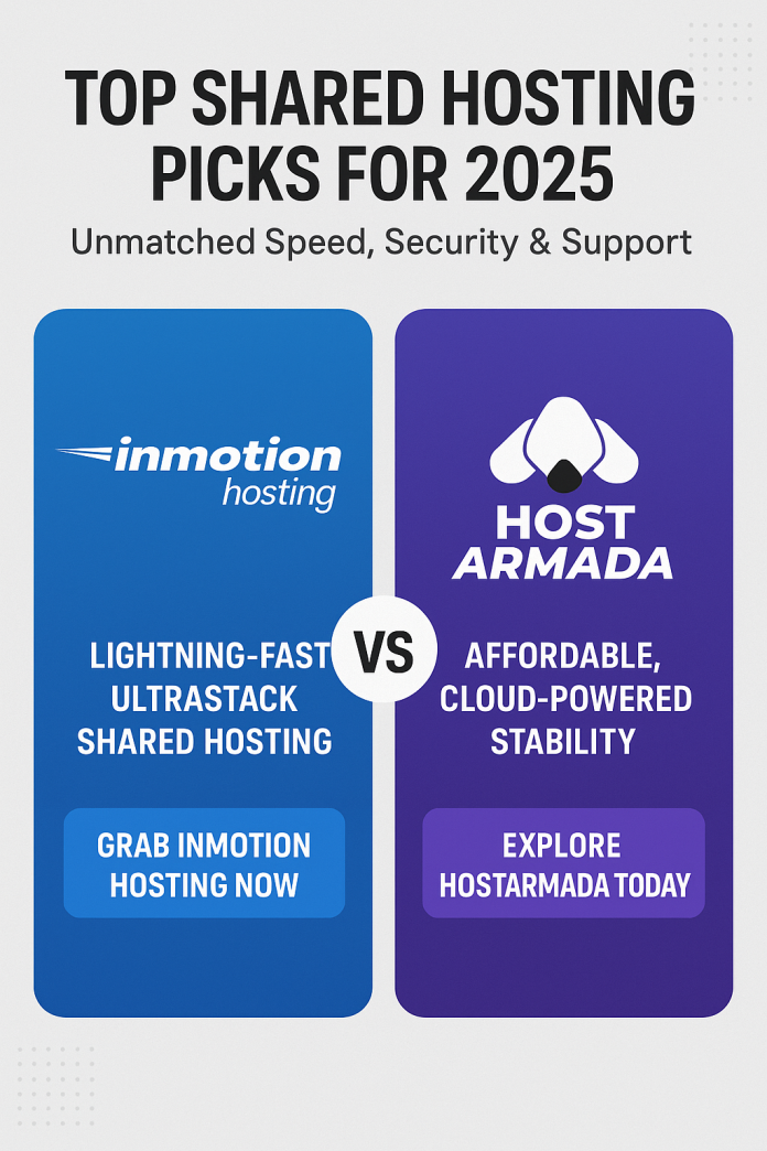 Top Shared Hosting Picks for 2025 — Unmatched Speed, Security & Support