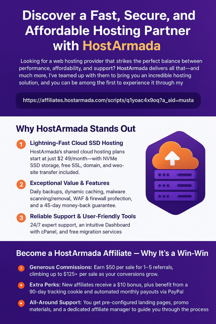 Discover a Fast, Secure, and Affordable Hosting Partner with HostArmada